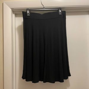 Loft black skirt (rayon/spandex) NWT